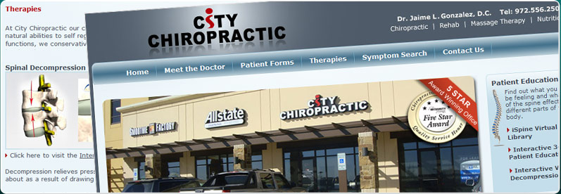 City Chiropractic - Web Design & Development