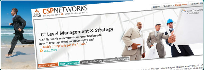 CSP Network - Web Design & Development + Logo Design
