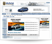 Kelley Blue Book Flash Ad Template Design