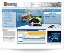Kelley Blue Book - Flash Module Homepage Concept