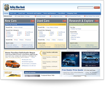 Kelley Blue Book - Home Page Concept