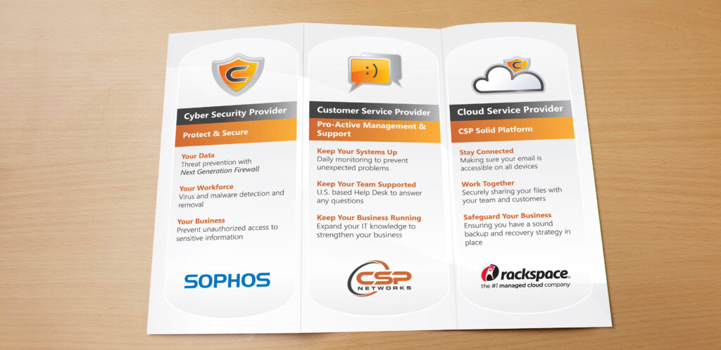 CSP Networks - Trifold Pamphlet (Center)