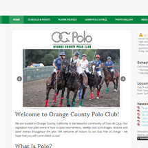 OC Polo Club Responsive Website